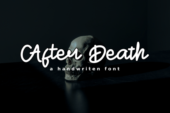 After Death Font: A Script Typeface for Modern Web Design