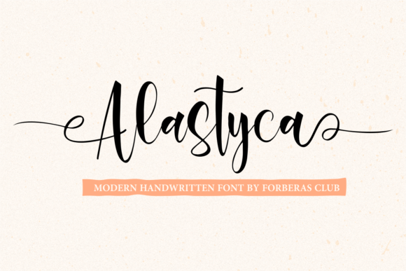Alastyca Font: Elevate Your Brand with Timeless Handwritten Style