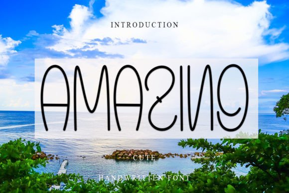 Amazing Font: A Timeless Handwritten Typeface for Craft Projects