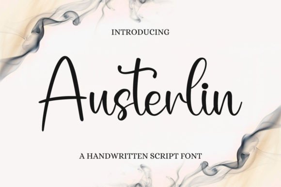Austerlin: A Handwritten Font That Brings Your Crafts to Life