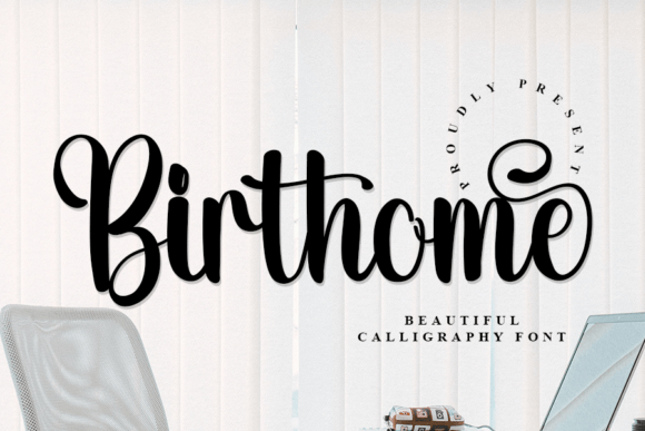 Birthome: A Handwritten Typeface for Modern Editorial Design