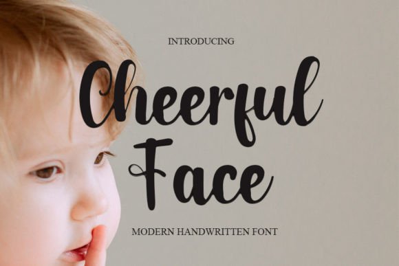 Cheerful Face: A Warm Script for Modern Design Projects