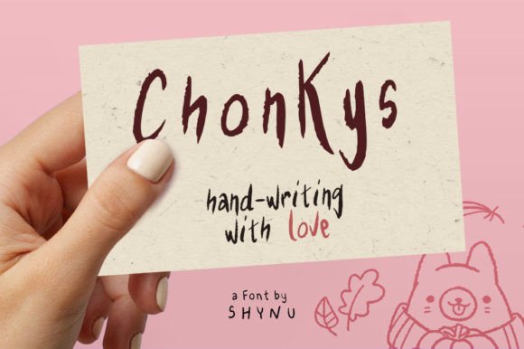Chonkys Font: A Playful Typeface for Crafty Creations