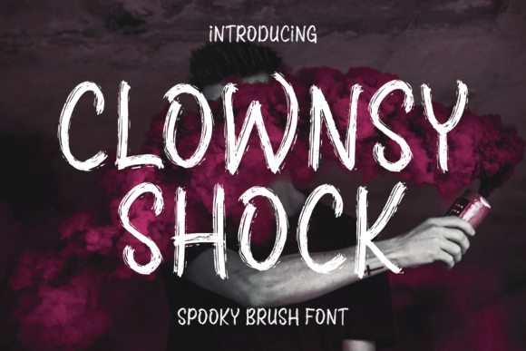 Clownsy Shock Font – A Spooky Script for Digital Designers