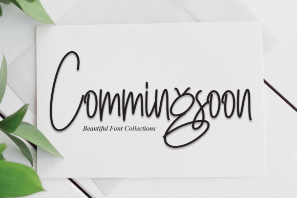 Commingsoon: A Handwritten Font for Memorable Brand Typography