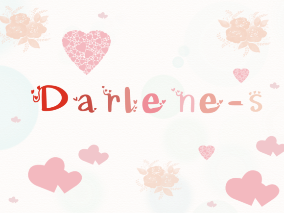 Darlene S Font: A Handwritten Typeface That Boosts Campaign Clarity