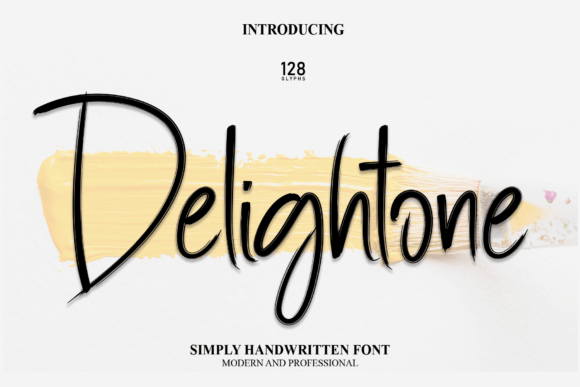 Delightone Font: A Script Amp for Editorial Elegance