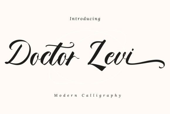 Doctor Levi: A Stylish Script Font for Stronger Campaign Messaging