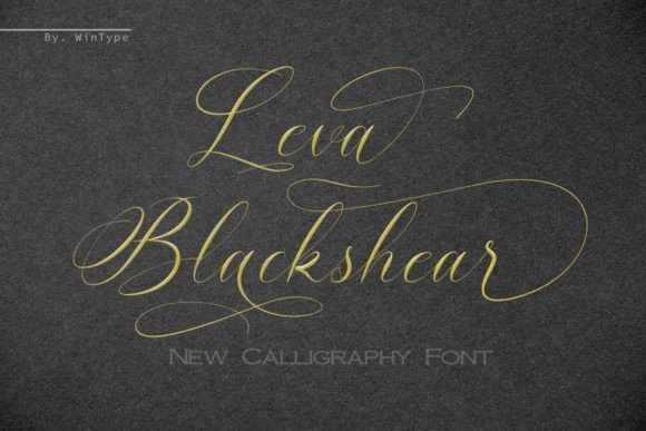 Leva Blackshear: A Premium Script Font for Polished Branding