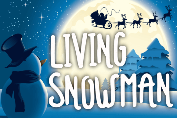 Living Snowman: A Handwritten Font for Editorial Creativity