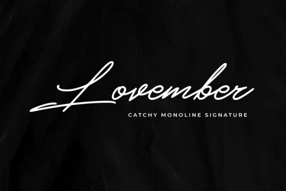 Lovember Font: Add Luxury to Your Brand Identity