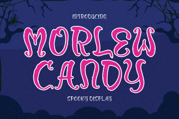 Morlew Candy: A Handwritten Font for Spooky and Sweet Creations