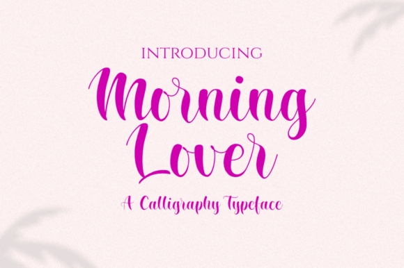 Morning Lover Font: A Polished Touch for Real Business Branding