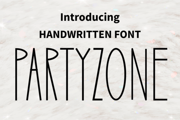 Partyzone Font: A Whimsical Typeface for Editorial Design