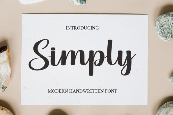 Simply: A Handwritten Typeface That Brings Warmth to Branding Projects