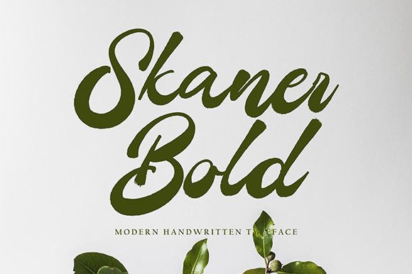 Skaner Bold: A Handwritten Typeface for Editorial Impact