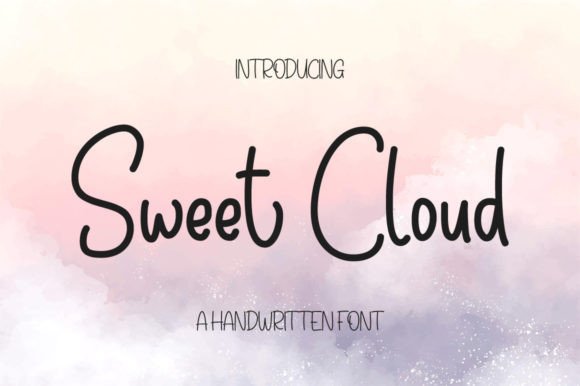 Sweet Cloud: A Handwritten Typeface for Editorial Elegance
