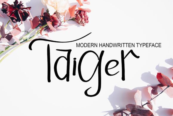 Taiger Font: A Handwritten Typeface for Creative Campaigns