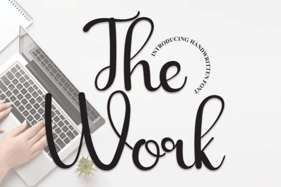 The Work: A Friendly Handwritten Font for Creative Branding