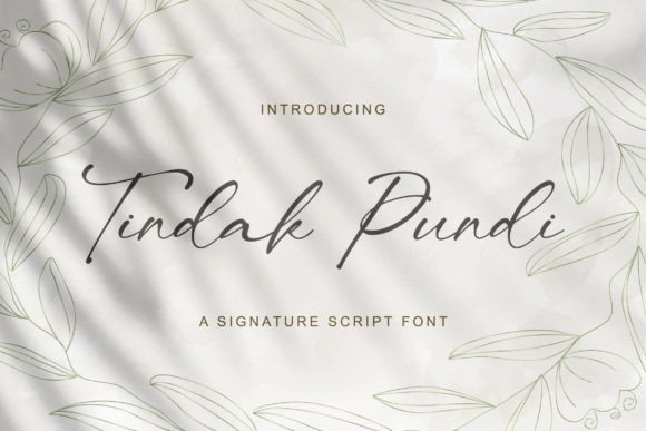 Tindak Pundi: A Handwritten Typeface for Stronger Campaign Visuals
