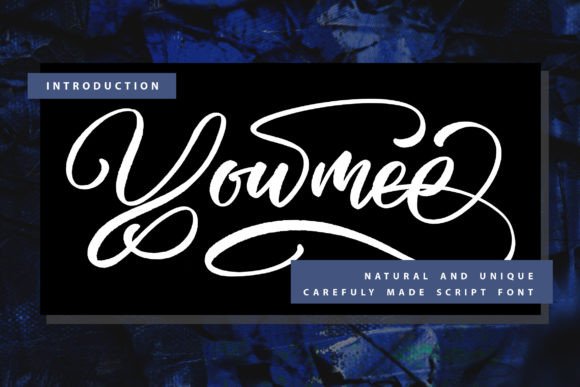 Yowmee Typeface: A Luxurious Script for Editorial Design